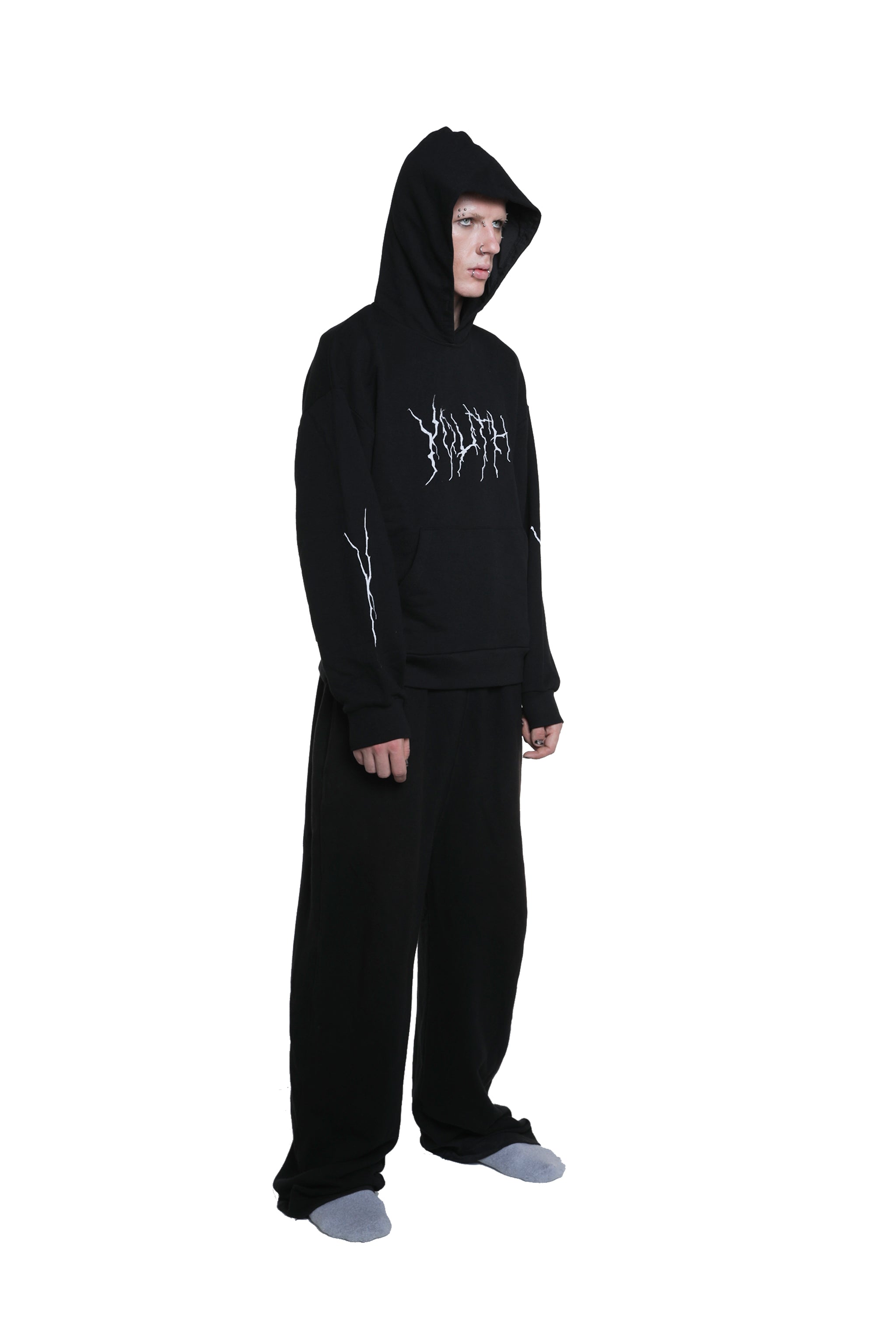 LIGHTNING HOODIE BLACK YOUTH ARCHIVES