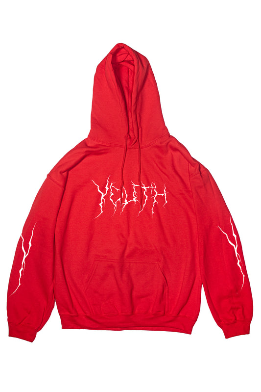 LIGHTNING HOODIE (RED)